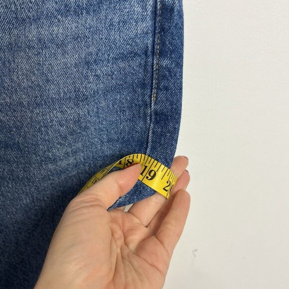 Levi's Premium Wedgie Straight  Jeans Blue 100% Cotton Sz 28 - Picture 7 of 11